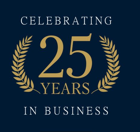 Celebrating 25 years in business