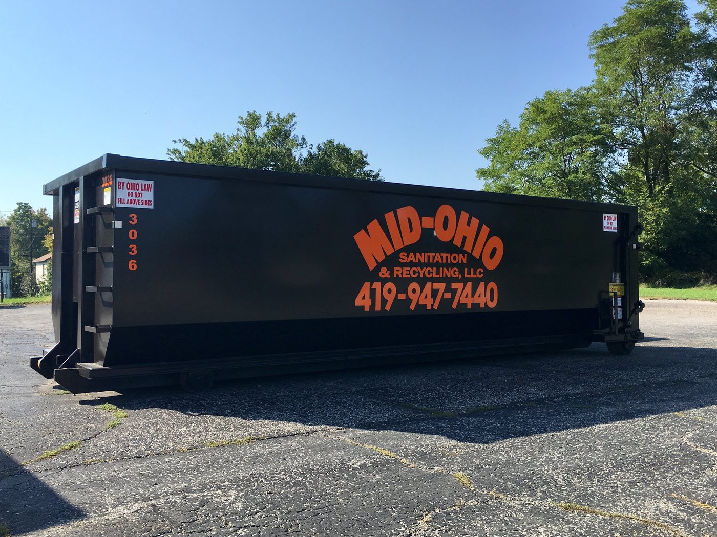 Dumpster Rental — Mid-Ohio Sanitation & Recycling